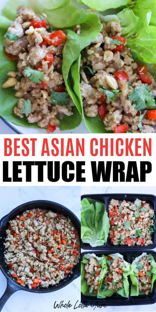 best asian chicken lettuce wrap healthy and so delicious