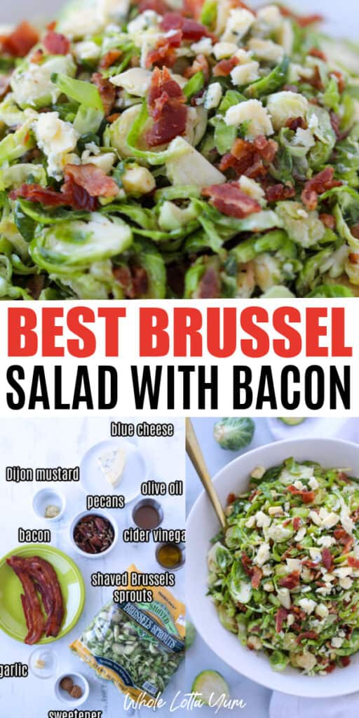 best brussel salad with bacon healthy and easy salad recipe