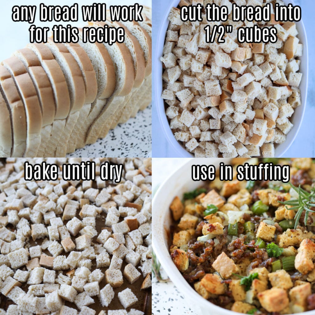 dried bread cubes recipe steps 