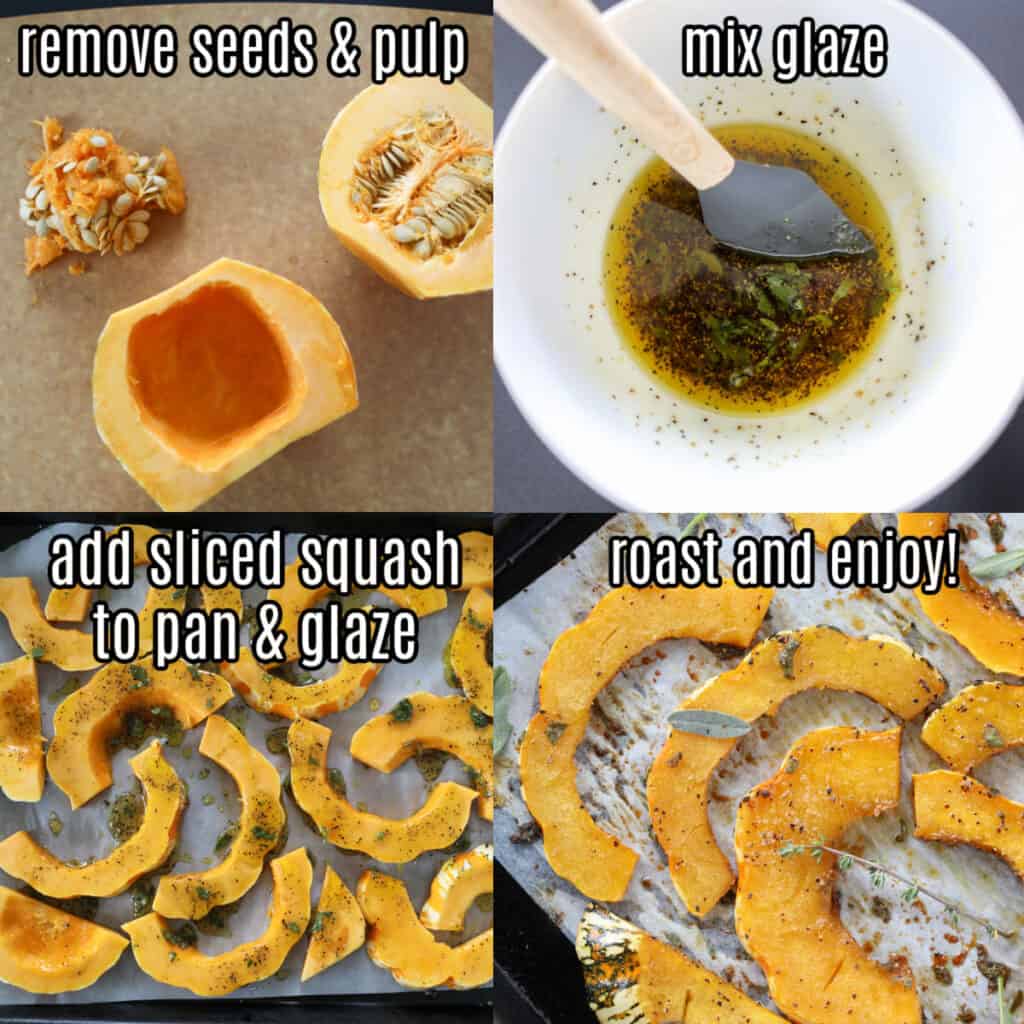 how to cook carnival squash 3 easy steps