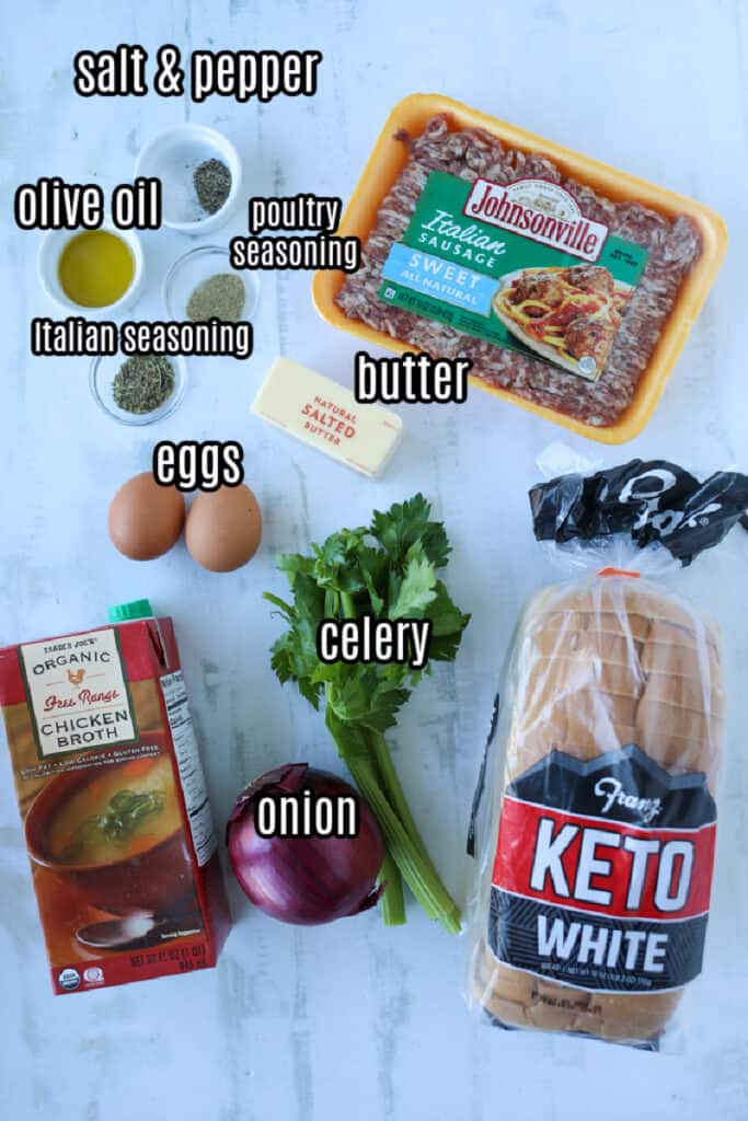 keto stuffing for thanksgiving recipe ingredients