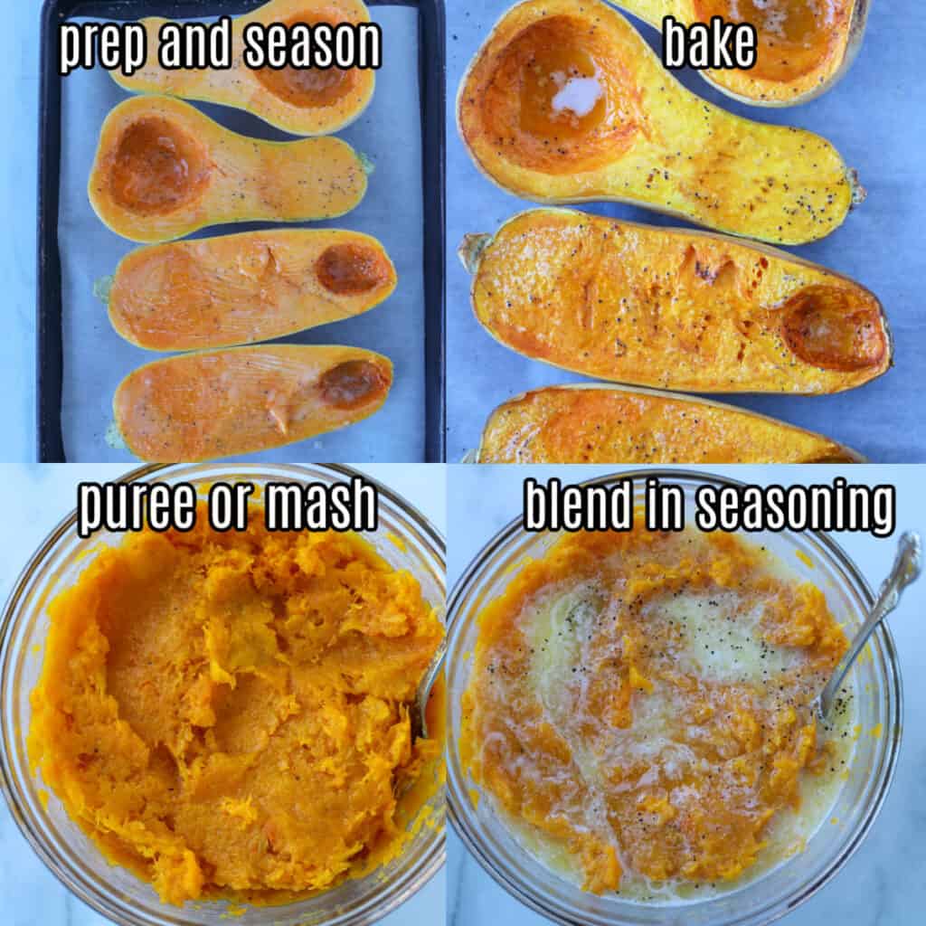 mashed butternut squash recipes steps