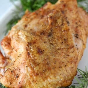 smoked turkey breast bone in after smoking but before carving