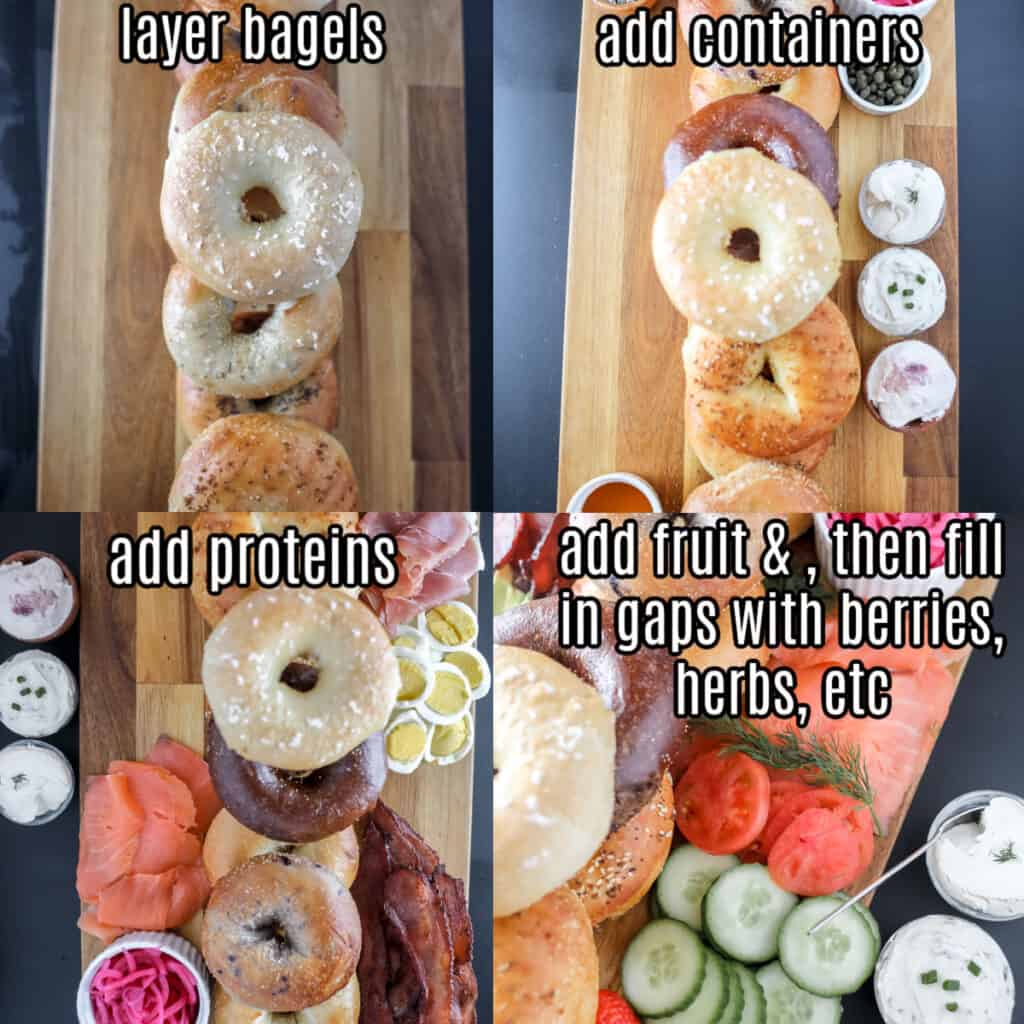 bagel board ideas recipe steps 3 simple