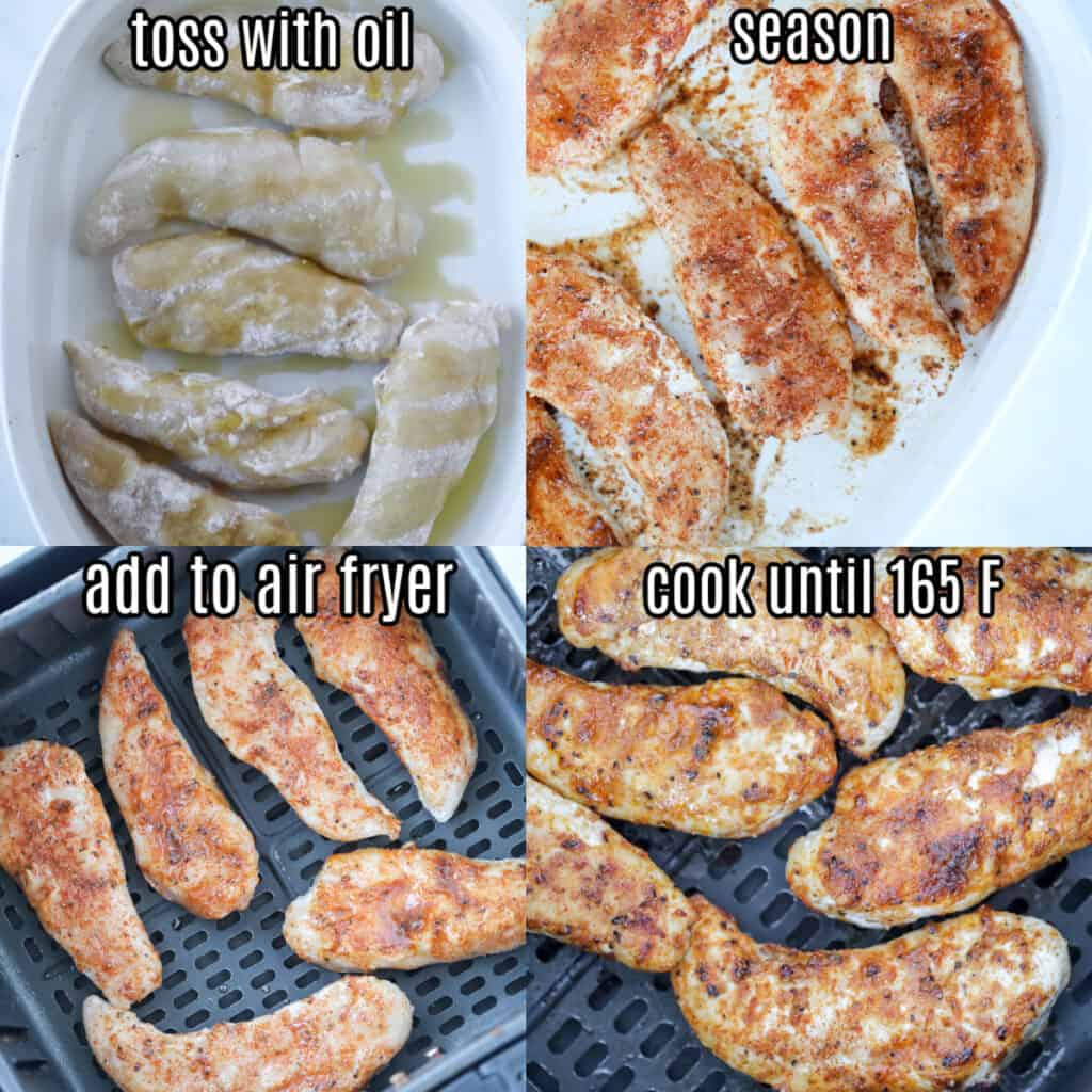 how to cook frozen chicken tenders in the air fryer 3 super easy steps
