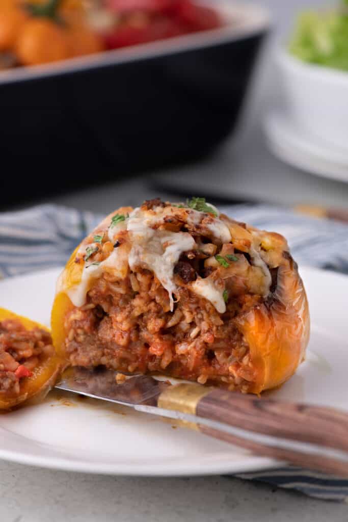 inside of a stuffed pepper 4 tasty recipe
