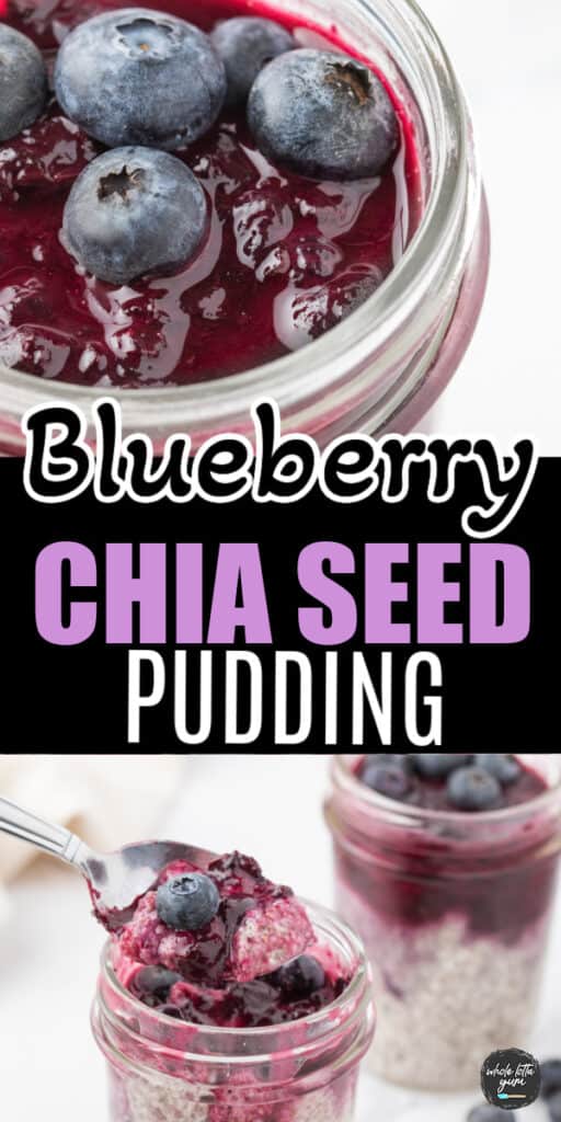 overnight chia seed pudding pinterest pin