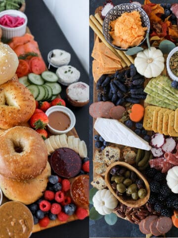 unique charcuterie boards collage of ideas