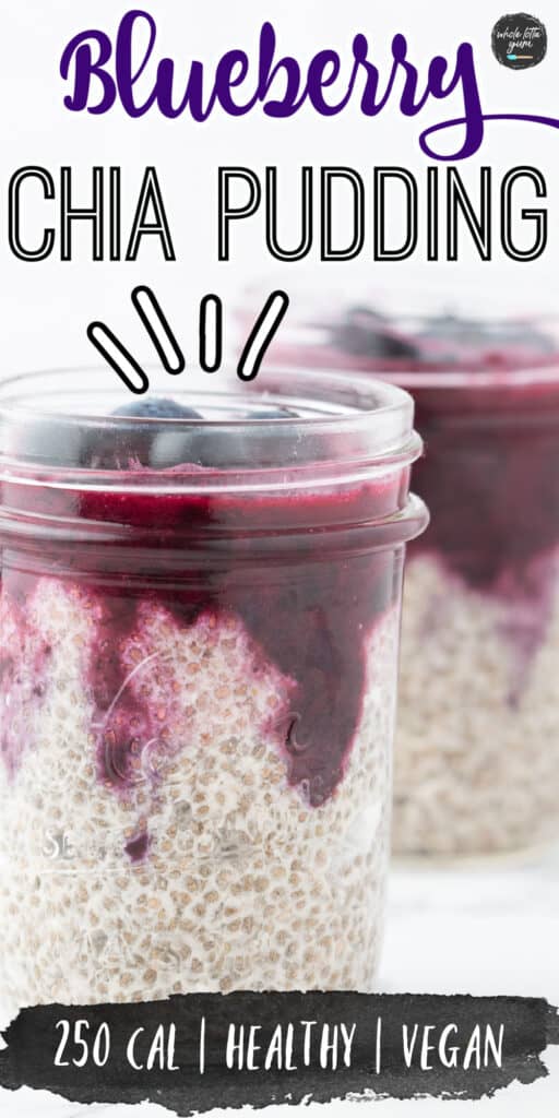 vegan chia seed pudding pin