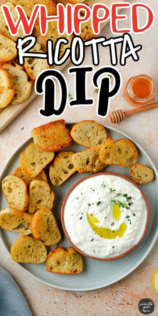 whipped ricotta dip recipe easy and delicious snack