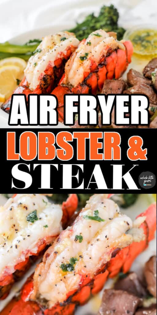 air fryer steak and lobster pin