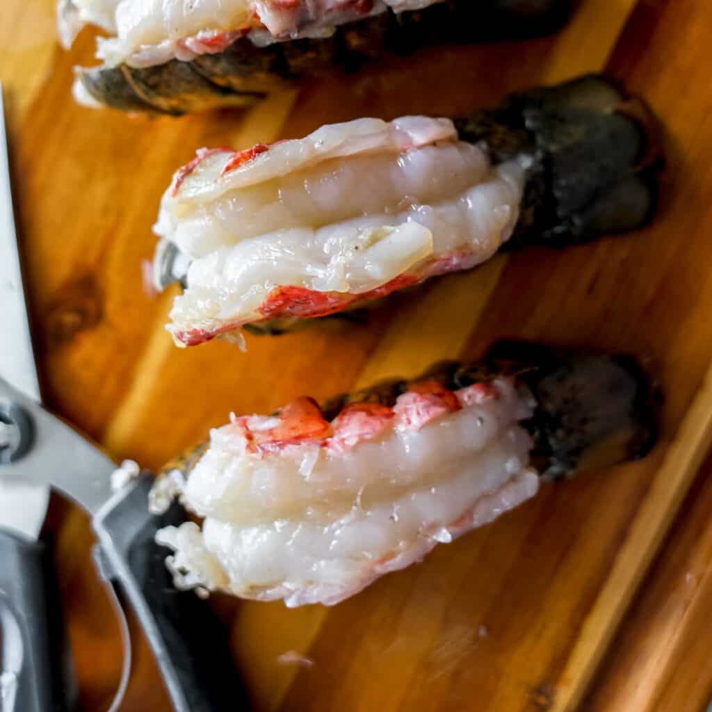butterfly the lobster tail