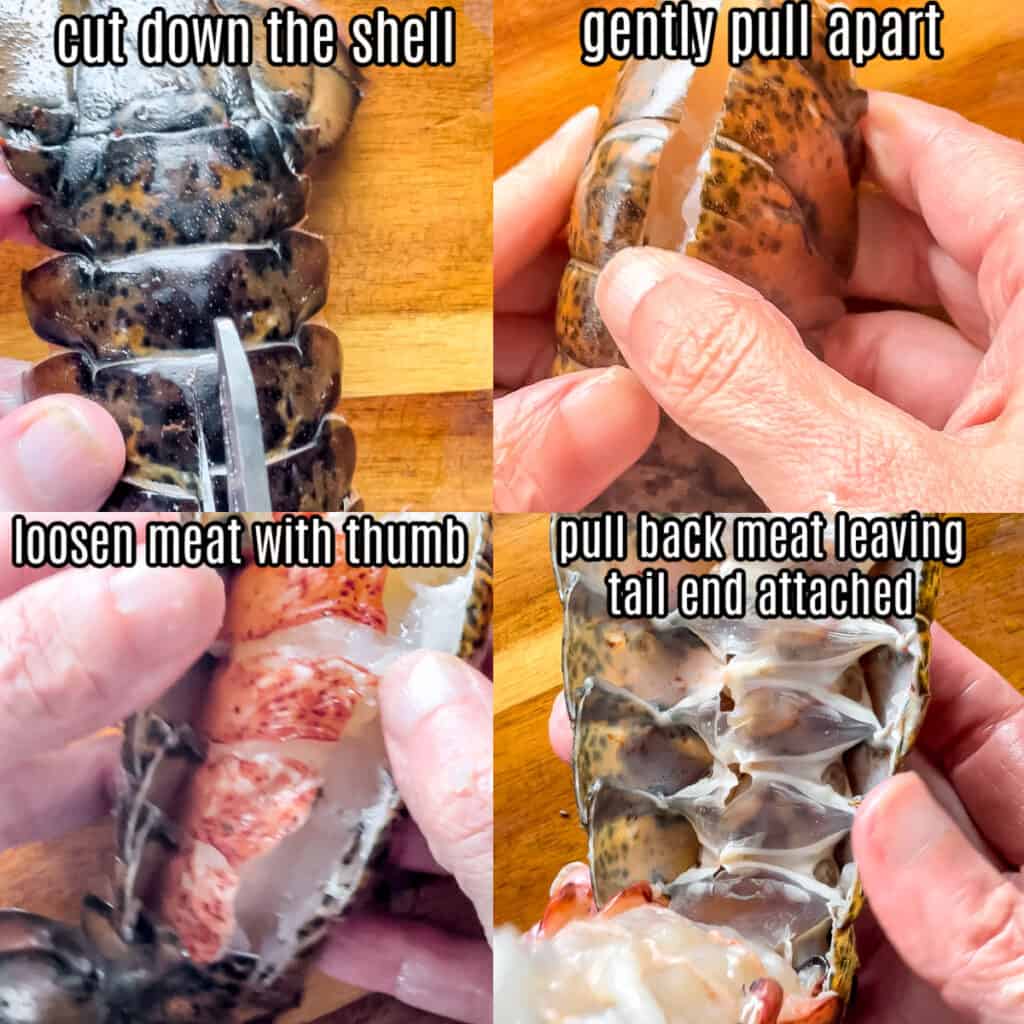 how to cut lobster tail recipe steps 4 simple steps