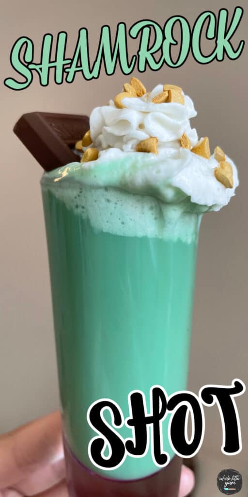 shamrock shot  easy st patty's drink idea