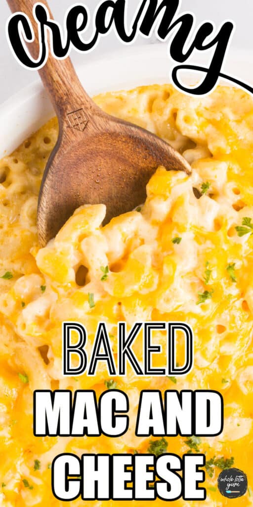 baked macaroni and cheese recipe pin