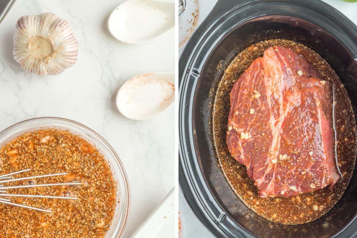 process of preparing the ingredients for cooking.