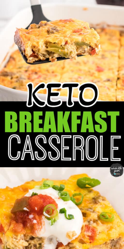 sausage breakfast casserole pin