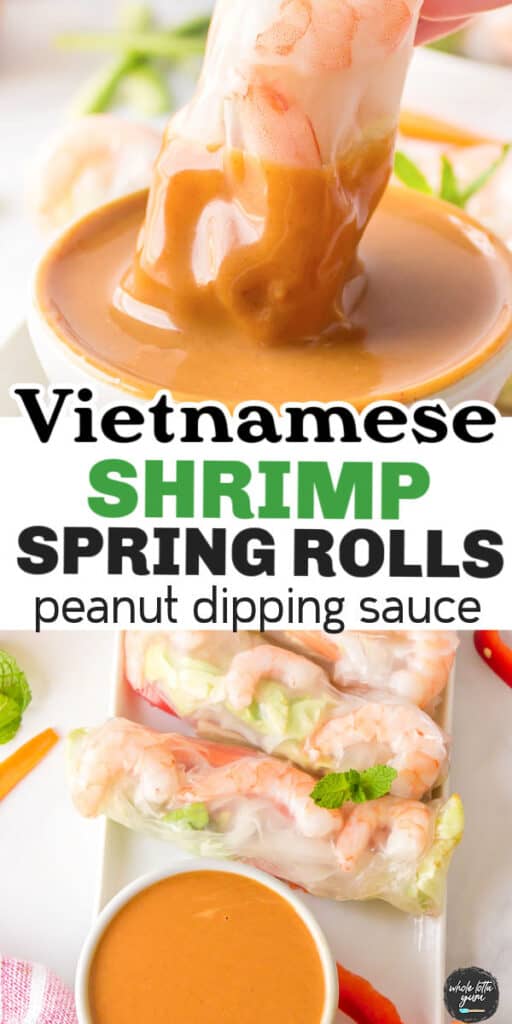 shrimp spring rolls recipes pin