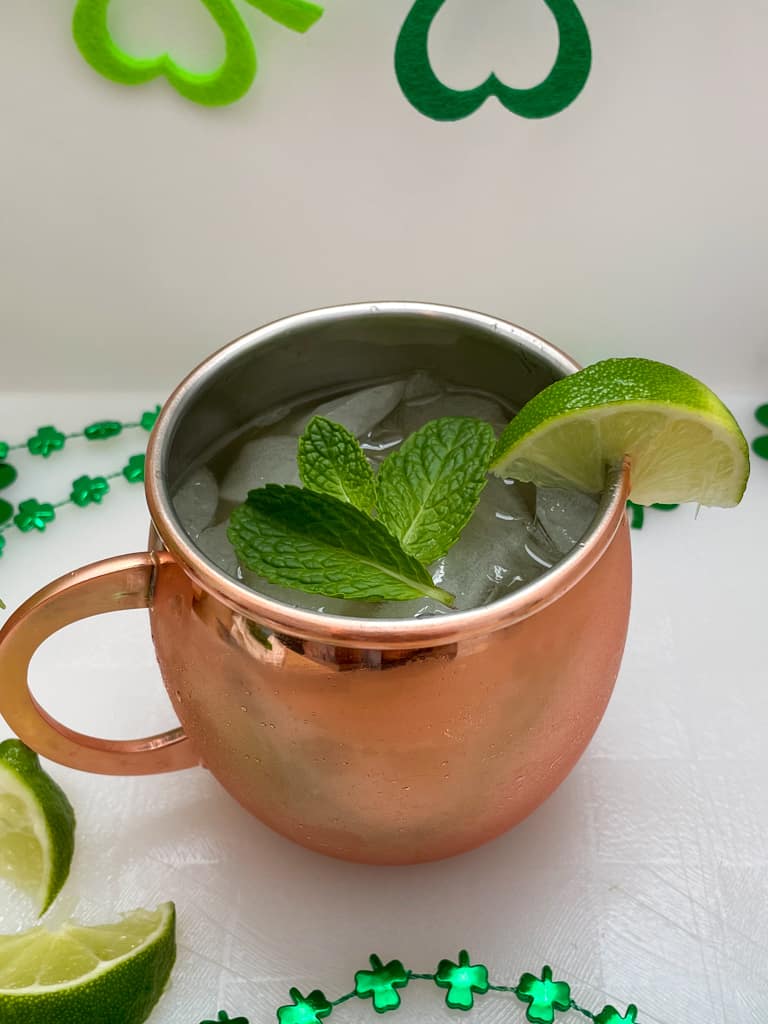 st patty's day mule easy holiday drink