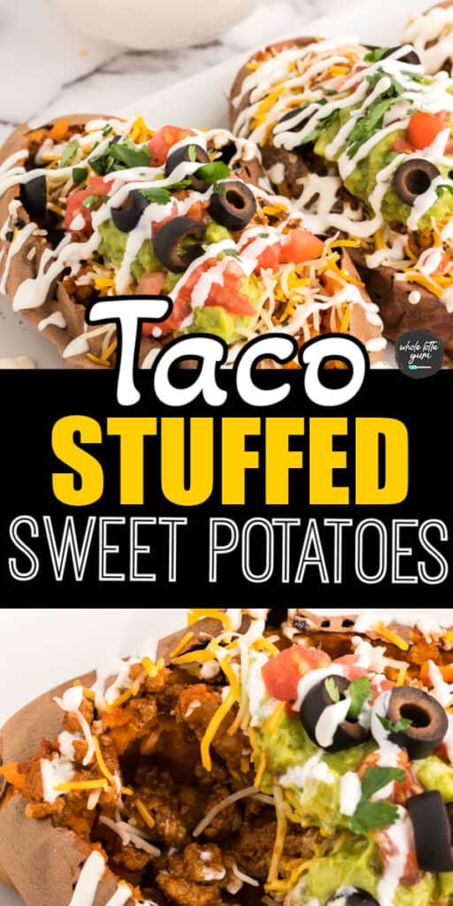 stuffed sweet potatoes recipes pin