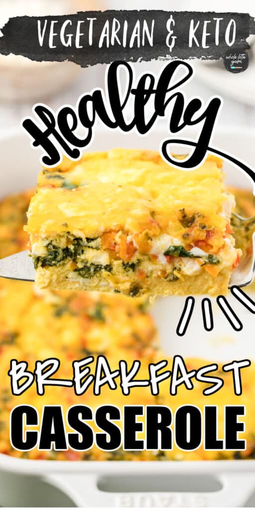 vegetarian keto casserole pin 3