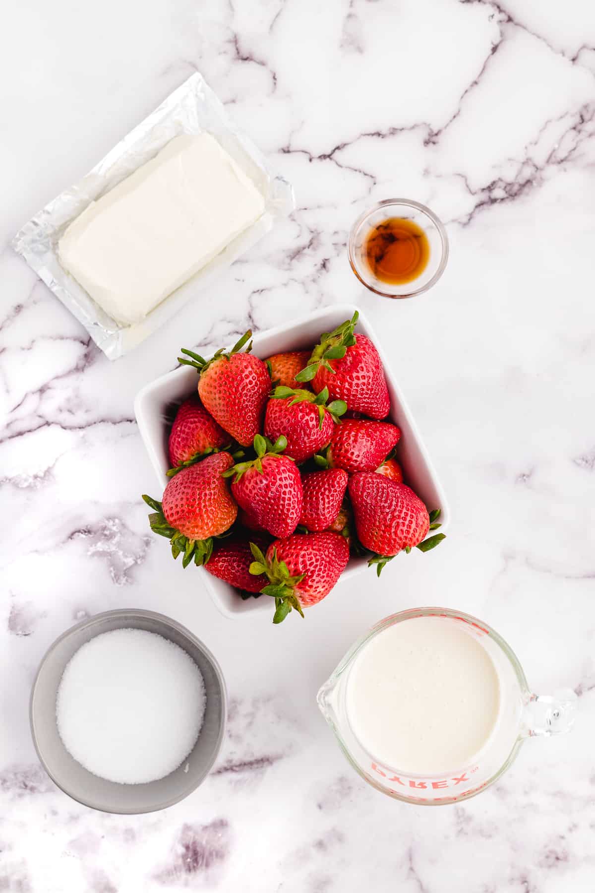 keto cheesecake mousse ingredients.