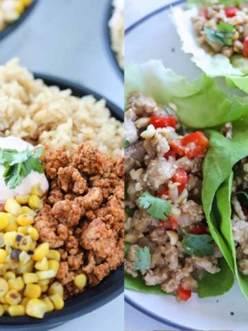 meal prep lunch meals for the week collage