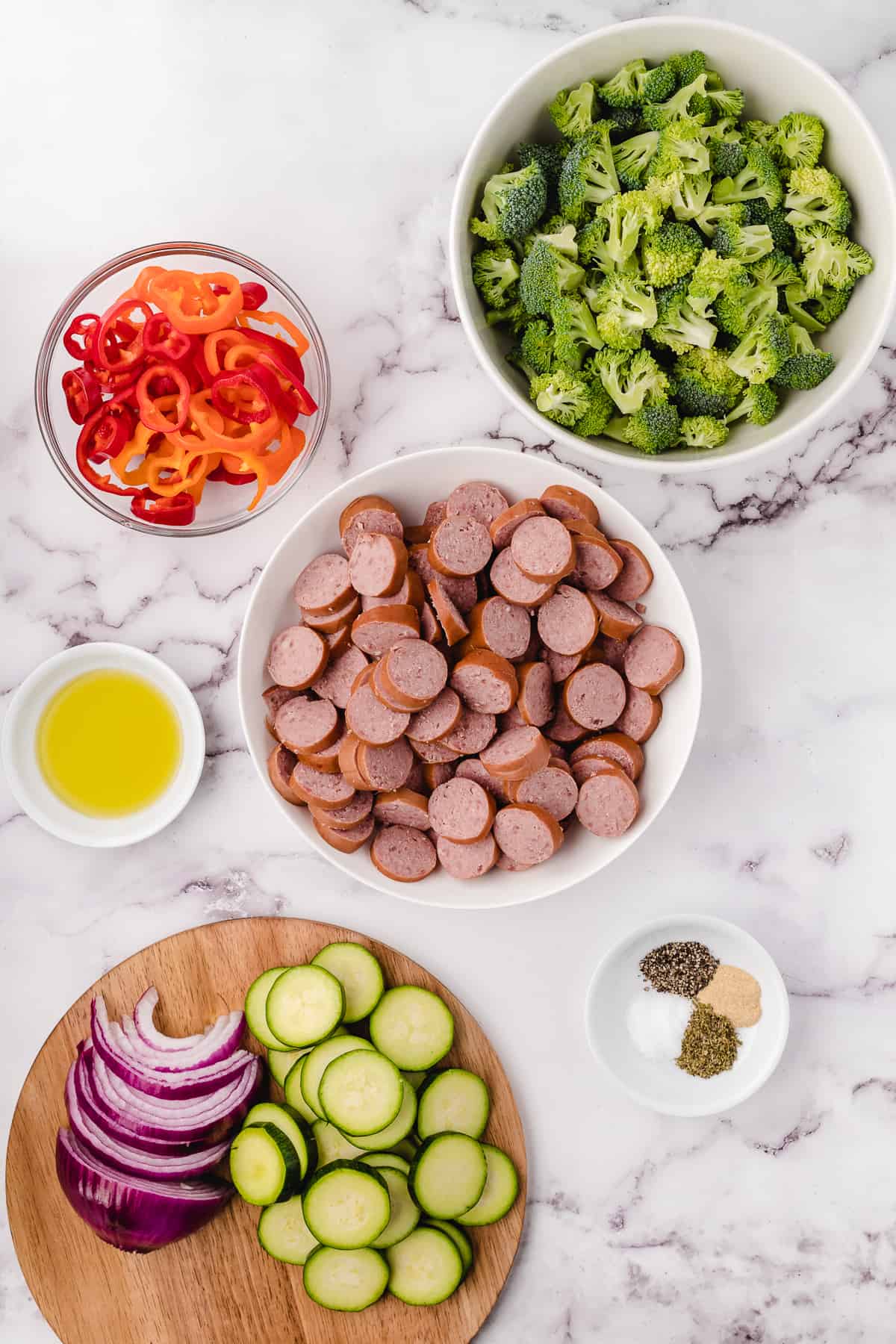 air fryer sausage and vegetables tasty recipe with simple ingredients 2