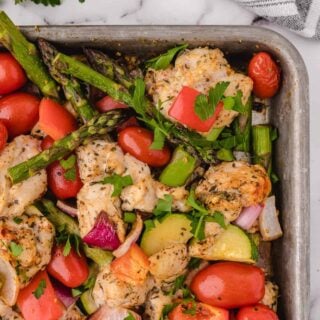 chicken and veggies quick healthy meal 1