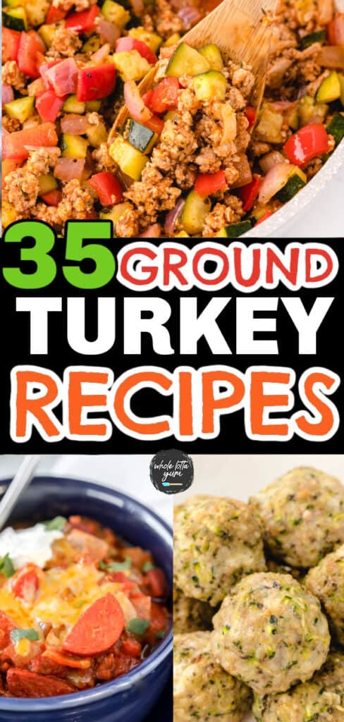 recipes for ground turkey pin