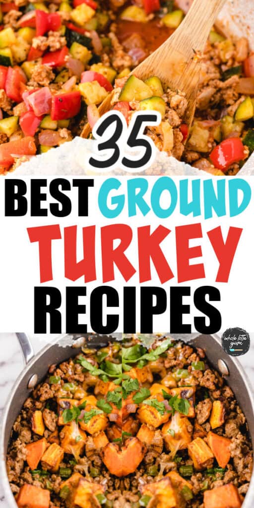healthy ground turkey recipes pin