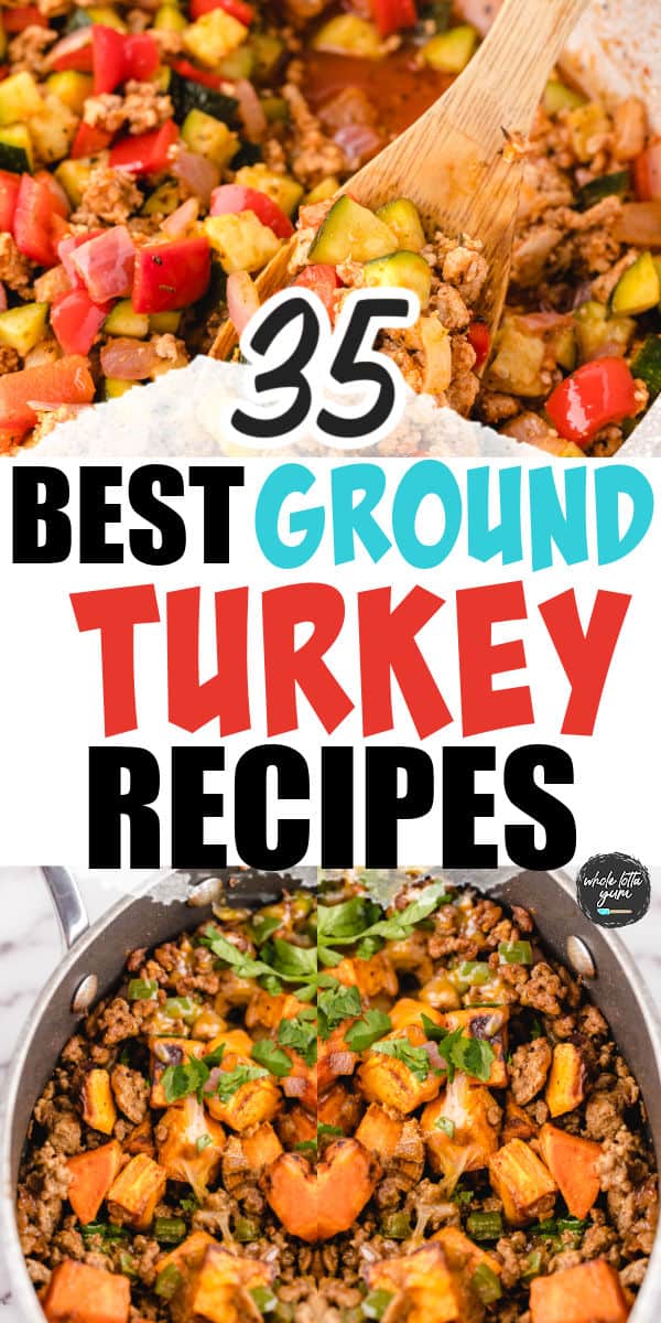 healthy ground turkey recipes pin