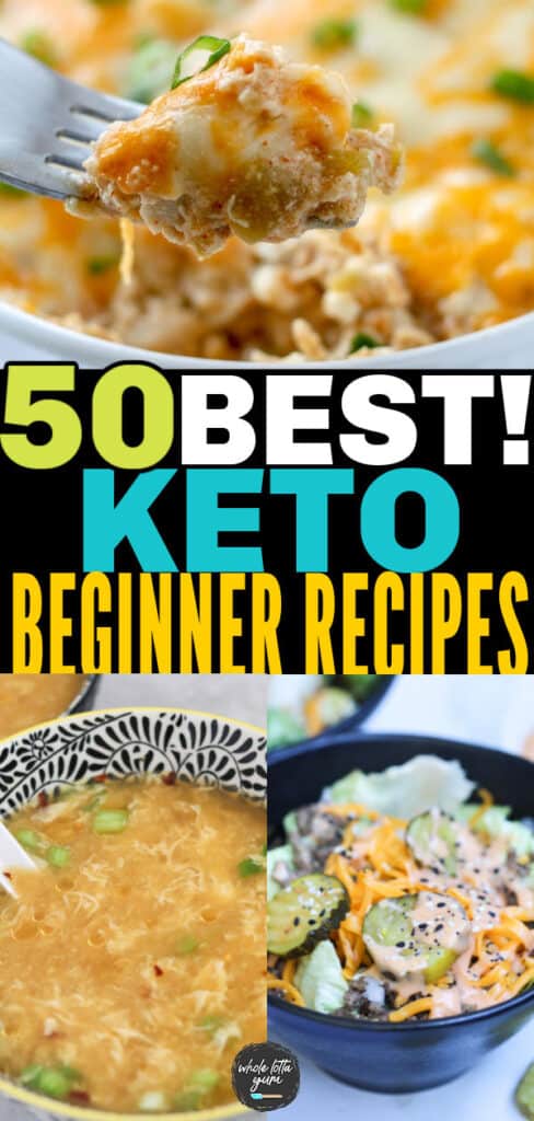 easy keto recipes pin
