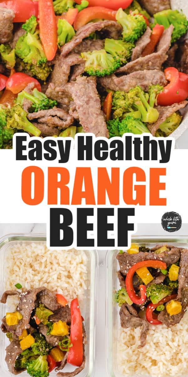 orange beef 1 pin easy healthy orange beef recipe for meal prep or simple dinner
