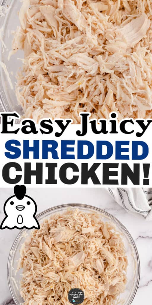 shredded chicken recipe pin