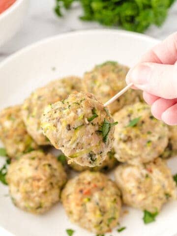 turkey zucchini meatballs best appetizer food or meal prep 7