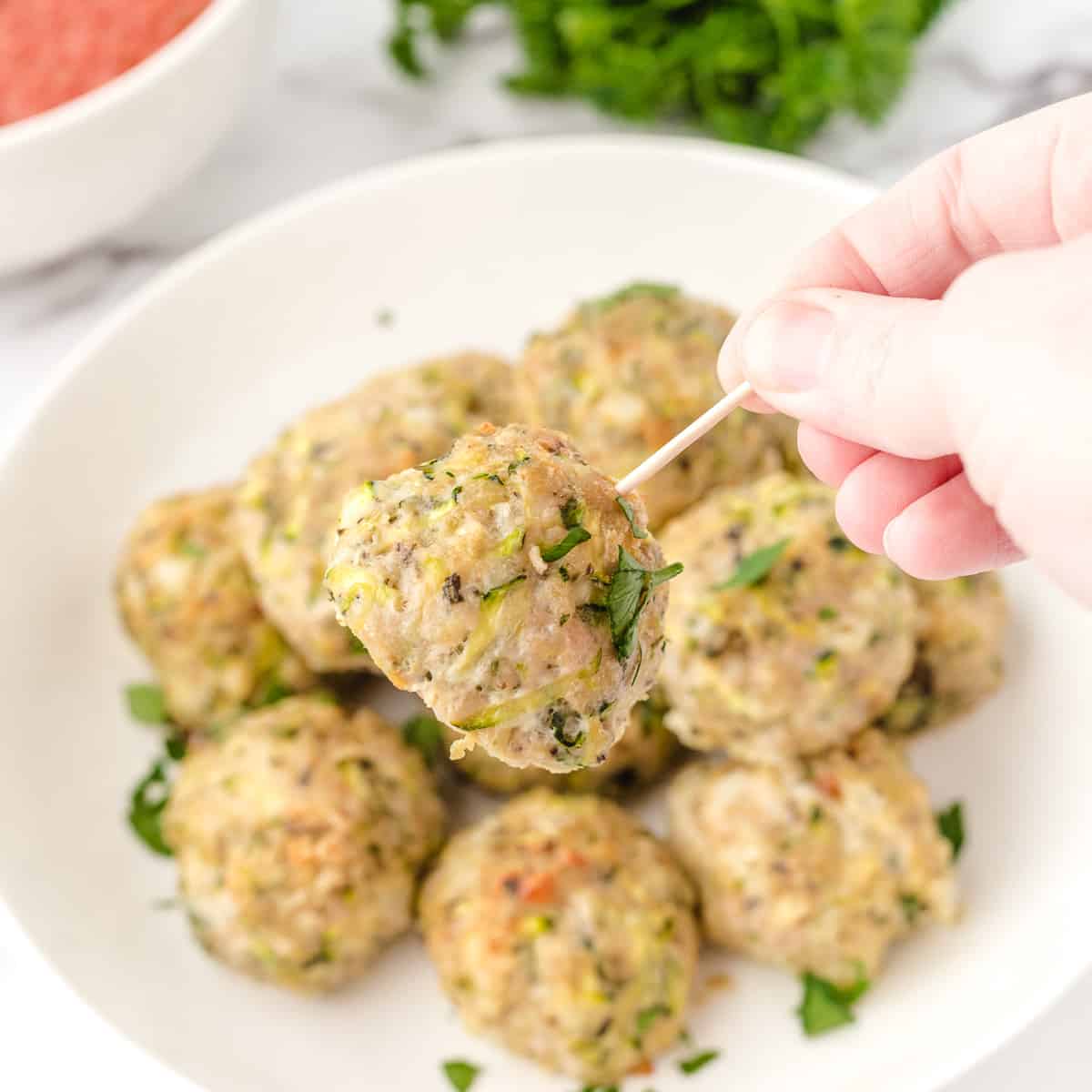 turkey zucchini meatballs best appetizer food or meal prep 7