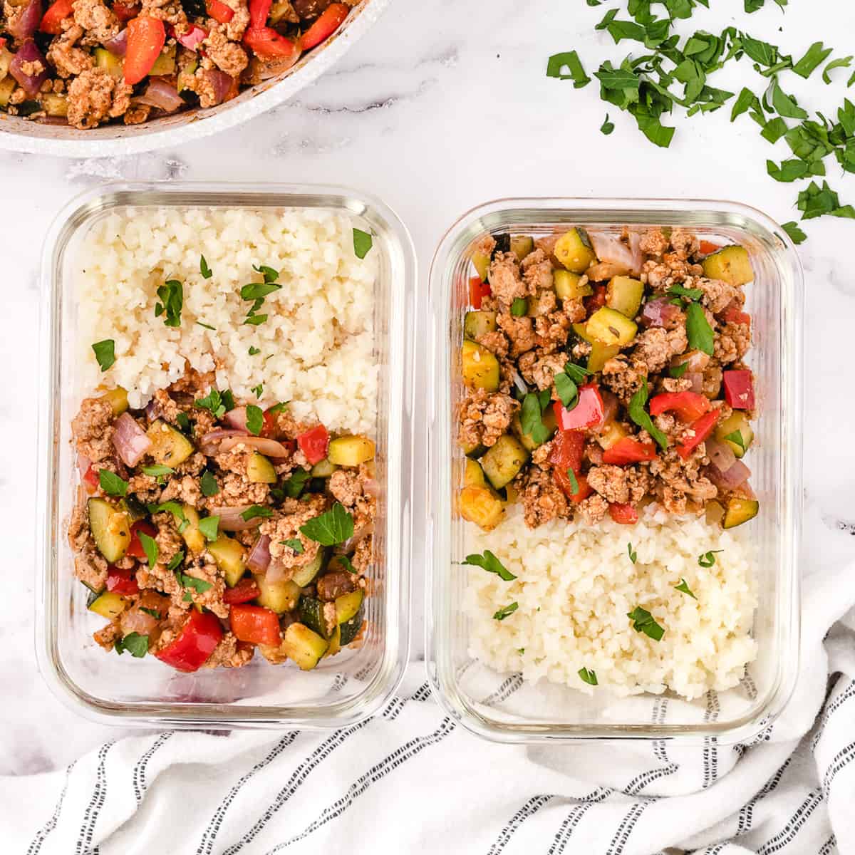 zucchini turkey skillet ready to serve 6