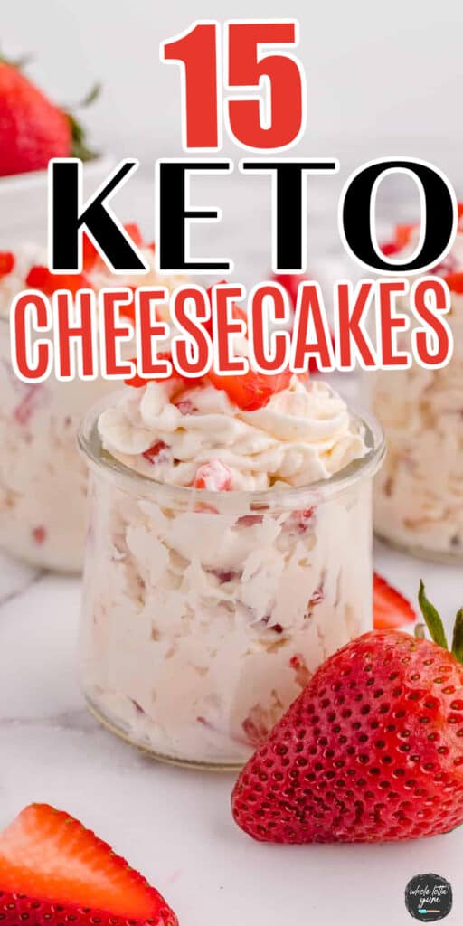 keto cheesecakes pin