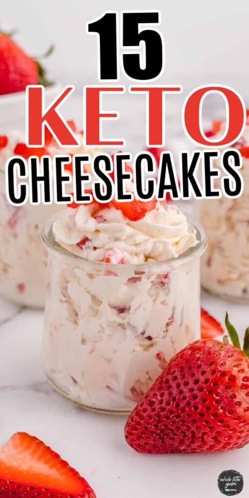 keto cheesecake recipes pin