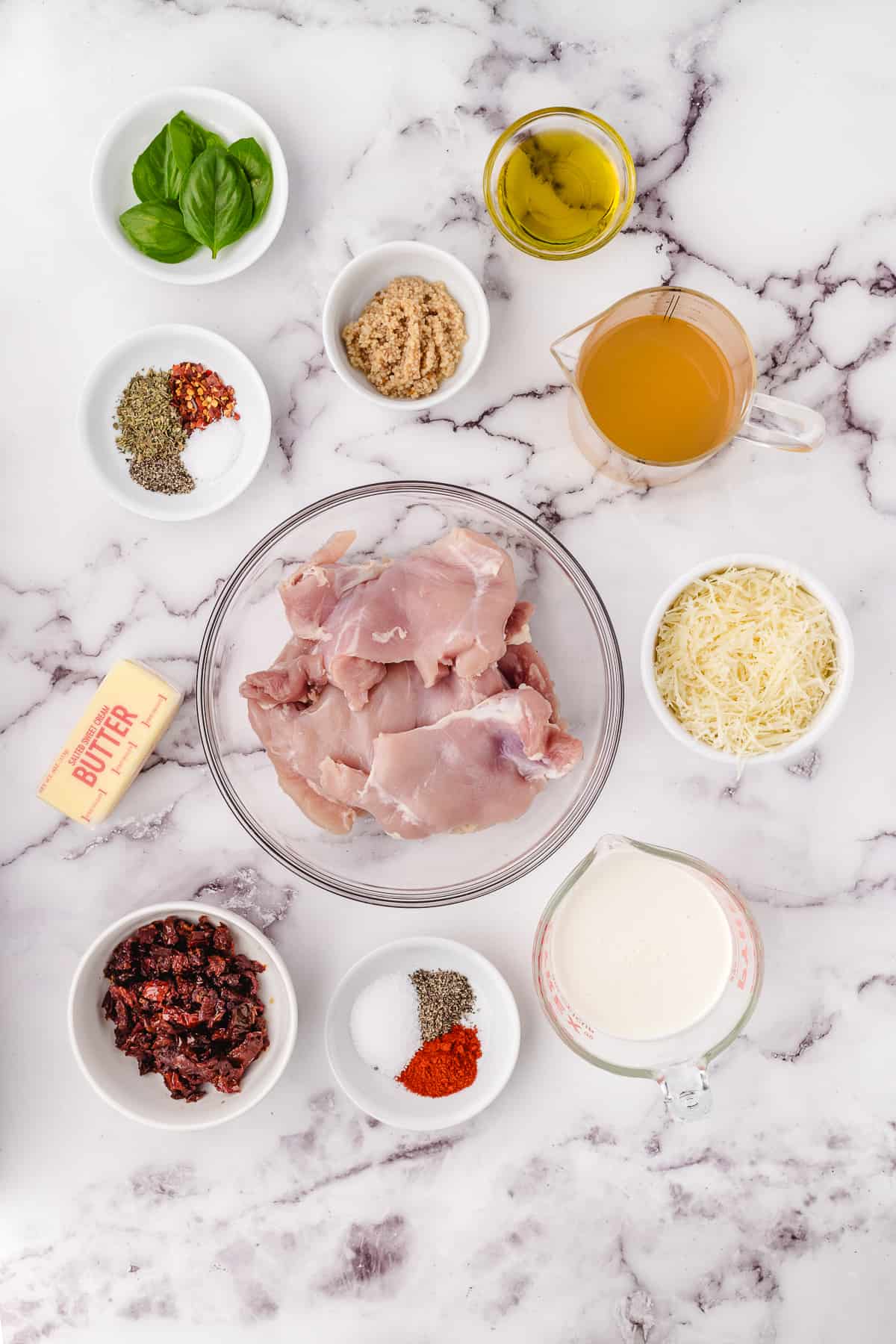 LR Marry Me Chicken recipe with simple ingredients