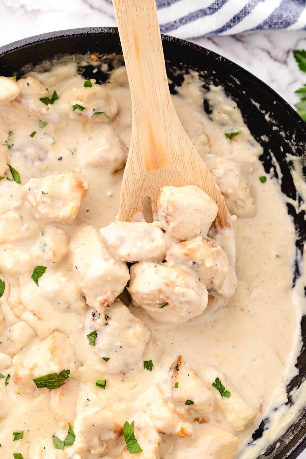 chicken alfredo without pasta simple tasty recipe