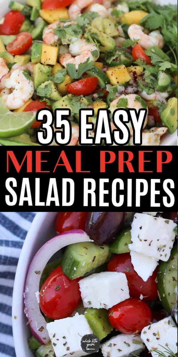 easy meal prep salad recipes that are perfect quick and healthy meals 