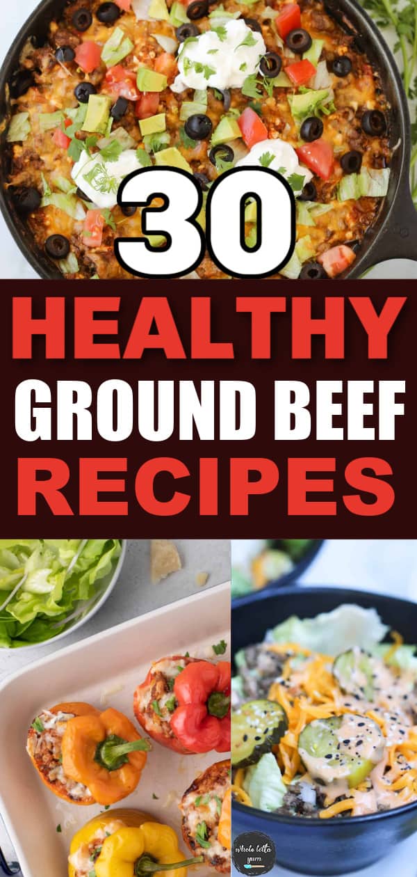 healthy ground beef recipes