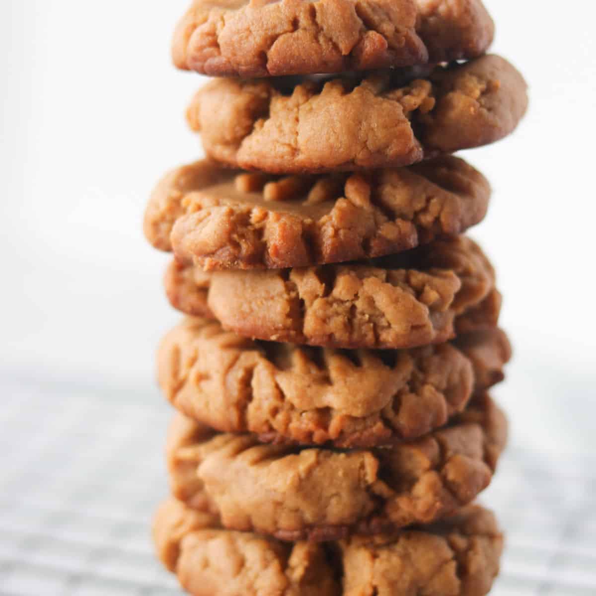 keto cookie recipes on a white background stacked up on top of each other