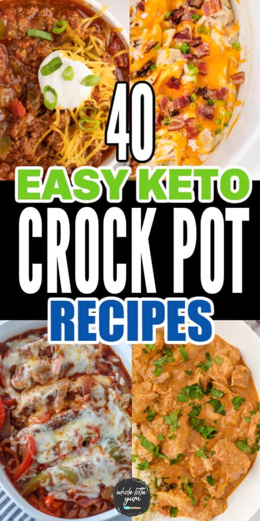 keto crockpot meals pin