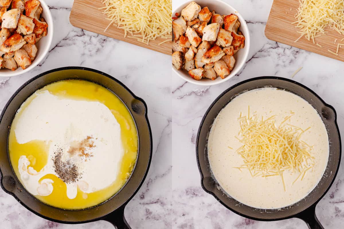 make the low carb alfredo sauce healthy and simple
