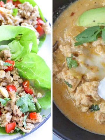 recipes for ground chicken collage