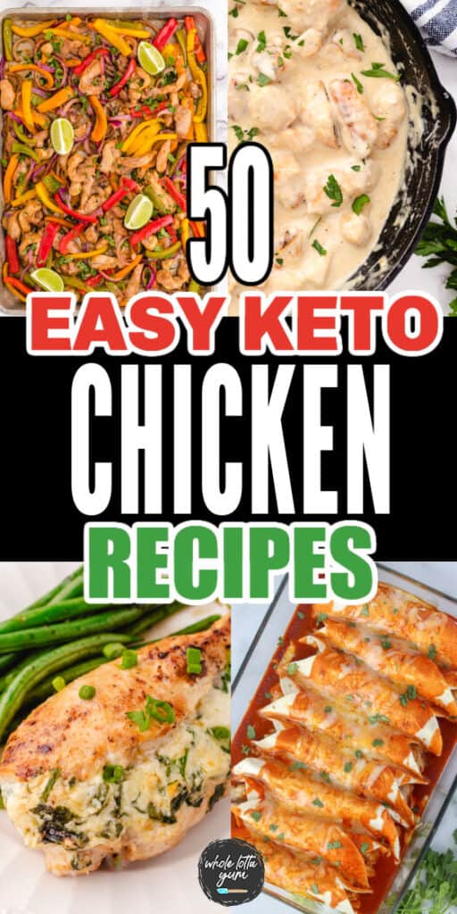 chicken recipes keto pin for Pinterest