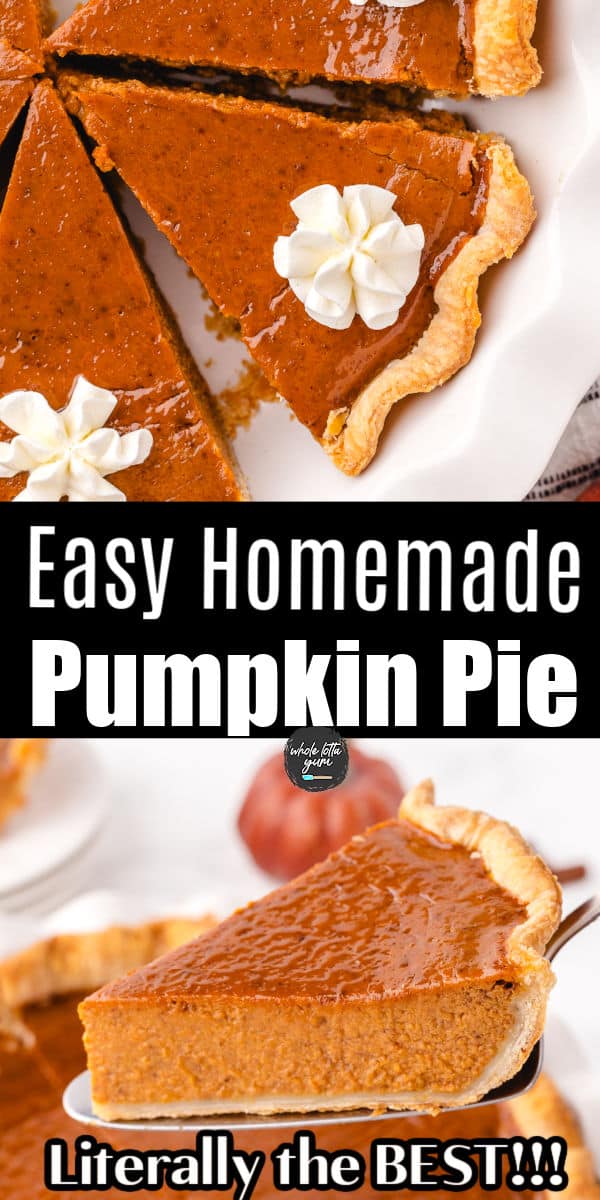no evaporated milk pumpkin pie recipe